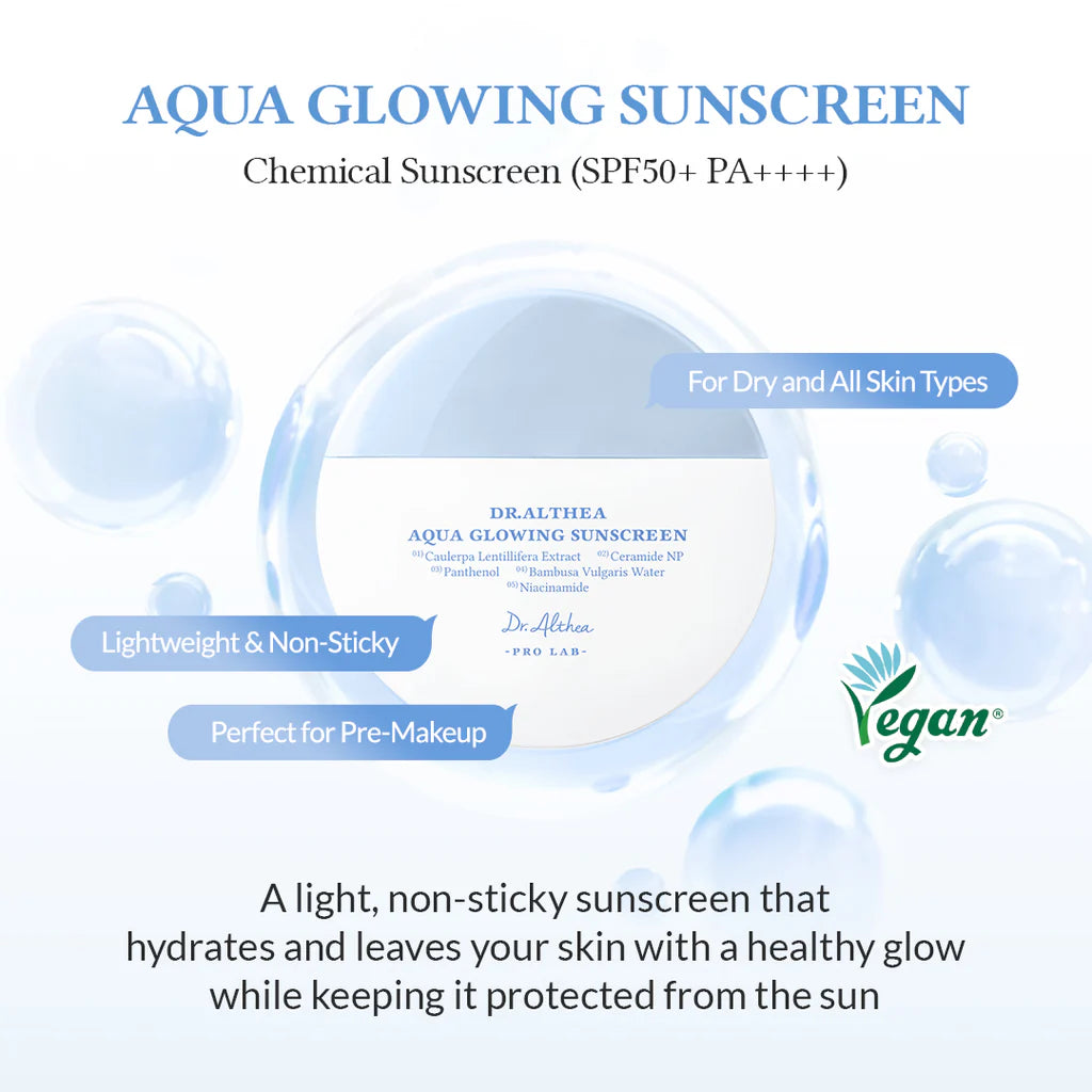Aqua Glowing Sun Cream SPF50+ PA++++