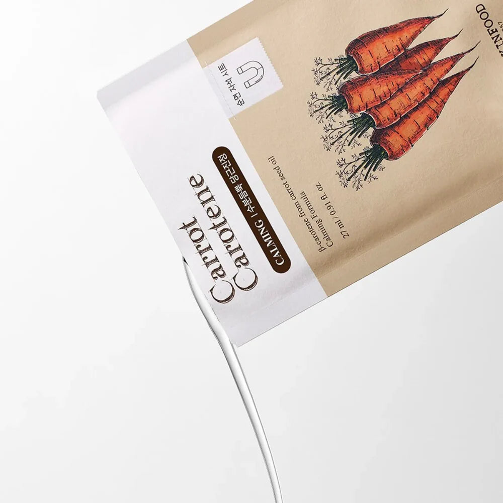 Carrot Carotene Calming Face Mask Sheet Pack