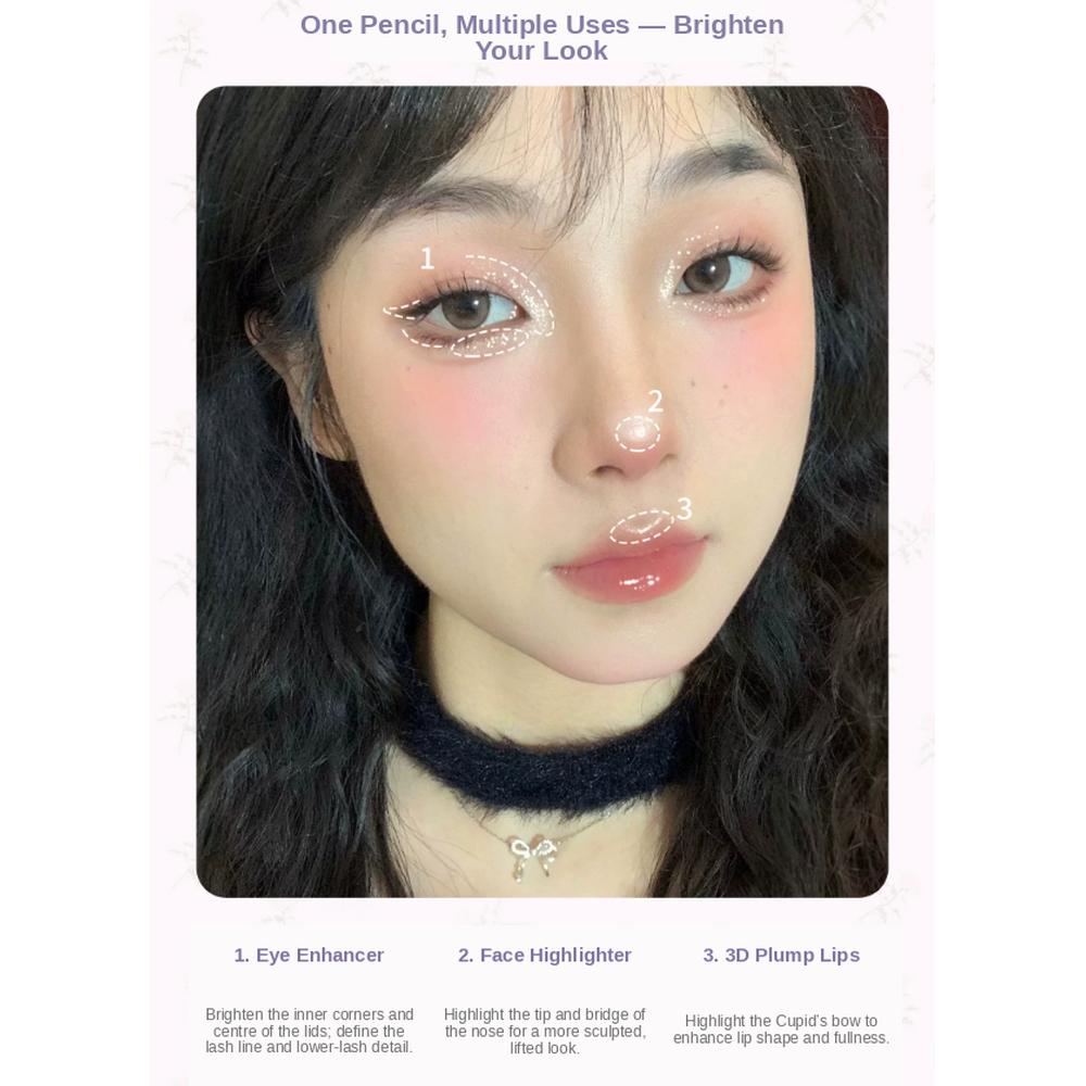 First Kiss Baby Dual-Ended Aegyo-Sal Pencil #G05 Watery-glow