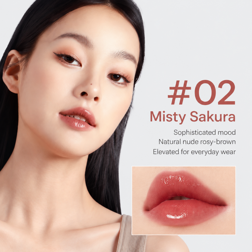Tinted Lip Serum Balm #02 Misty Sakura