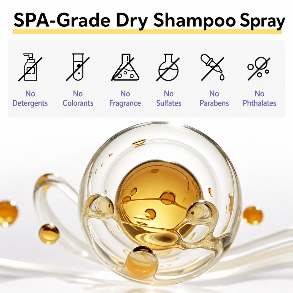 No-Rinse Volumizing Dry Hair Shampoo #Fragrance-Free