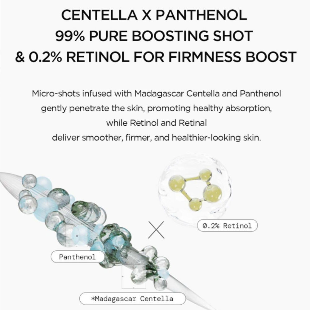 Madagascar Centella Retinol 0.2 Boosting Shot Ampoule 30ml