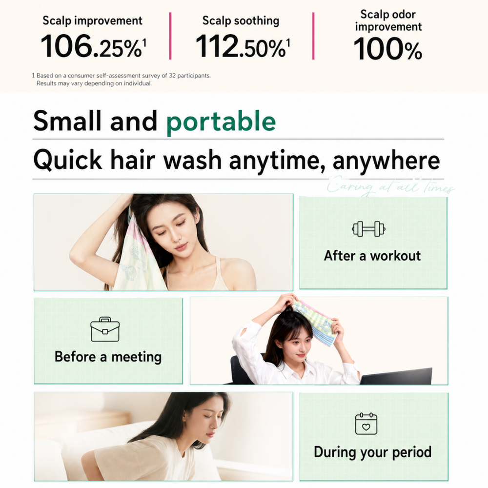 Washing-Free Hair Towel