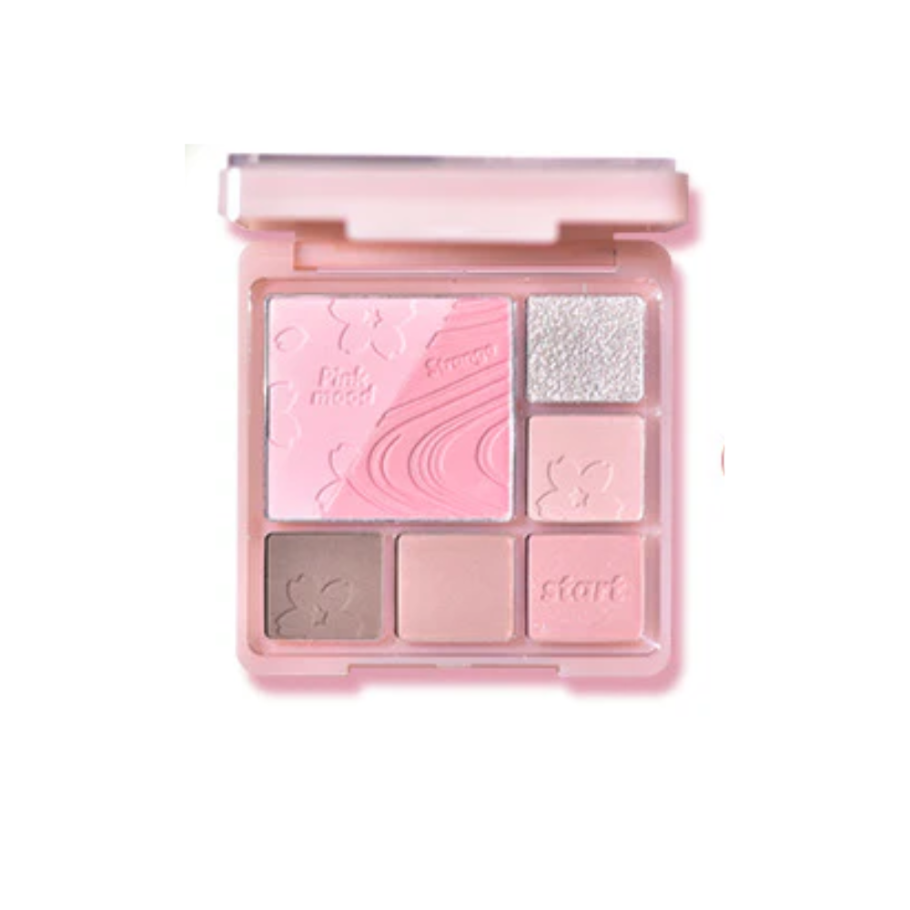 Petal Eyeshadow Series Seven-color Palette #H01 Oxygen Peach