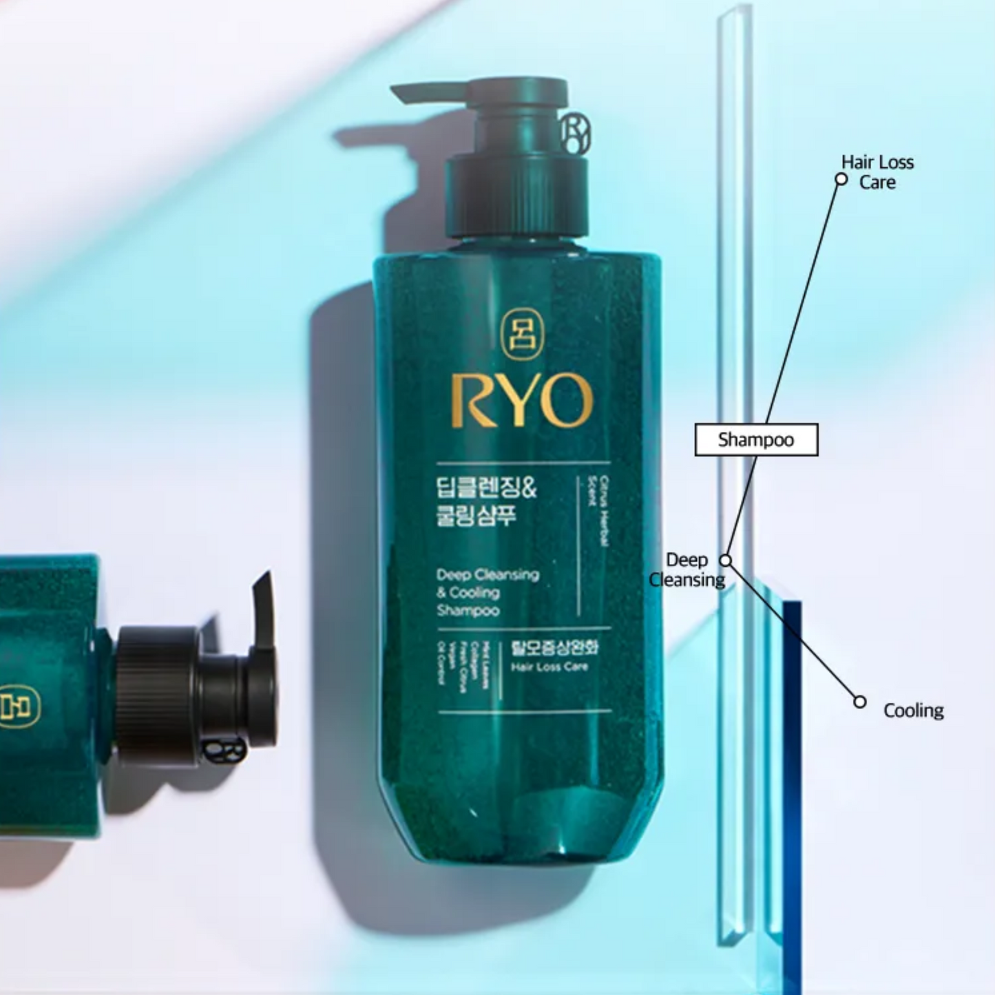 Ryo Deep Cleansing & Cooling Shampoo 592ml