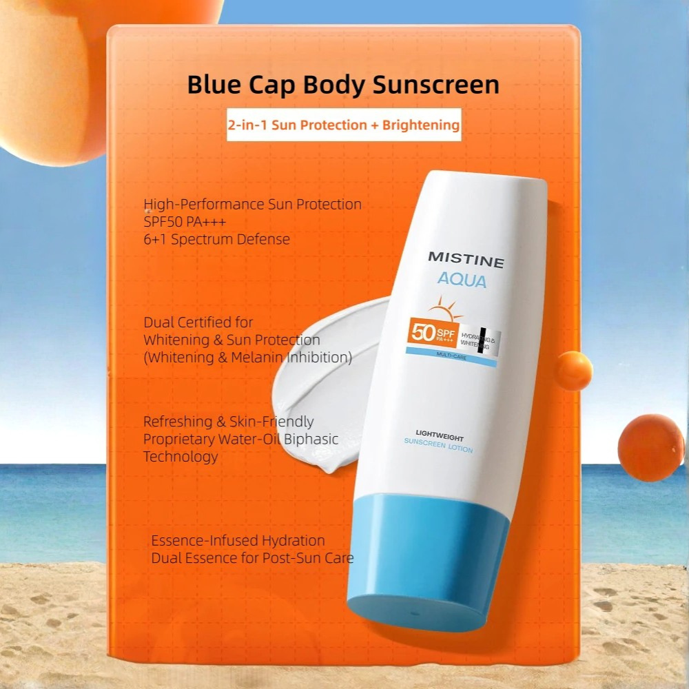 Aqua Base Ultra Protection Hydrating & Whitening Face & Body Sun Cream SPF50+ Broad Spectrum