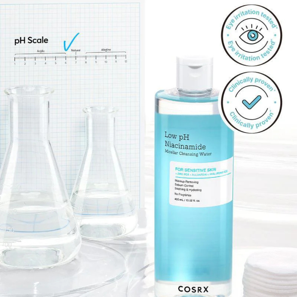 Low pH Niacinamide Micellar Cleansing Water