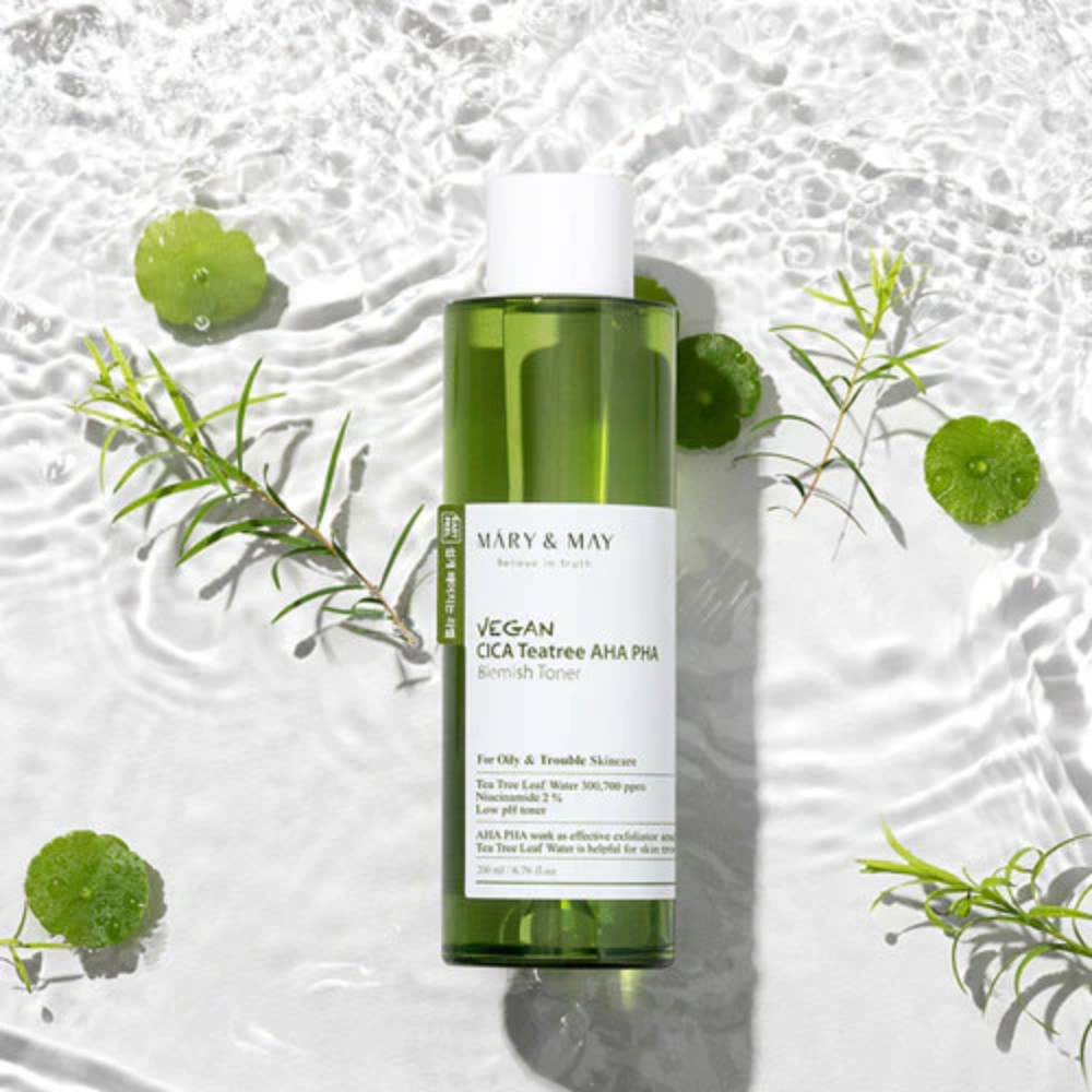 Mini Vegan Cica Teatree AHA PHA Blemish Toner 30ml