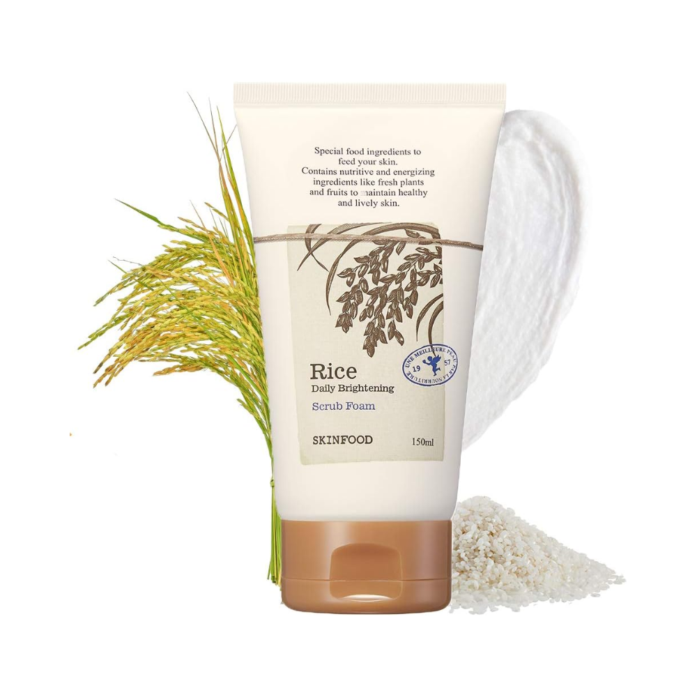 Rice Daily Brightening Scrub Foam