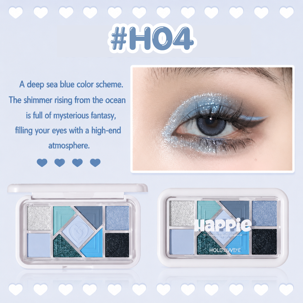 Muilt colour Eyeshadow Palette # H04 Devil's Eye