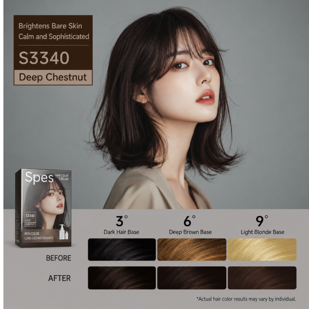 Foaming Hair Dye #Dark Chestnut
