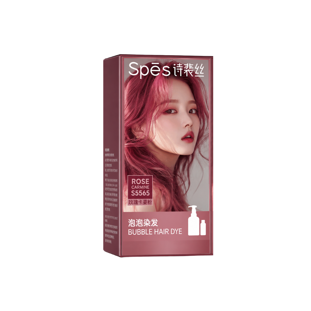 Foaming Hair Dye #Rose Carmine