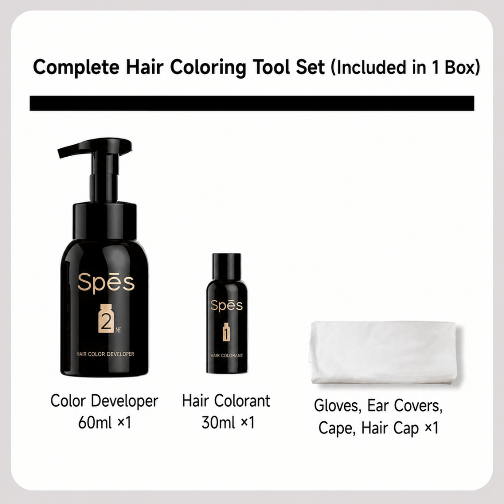 Foaming Hair Dye #Rose Carmine