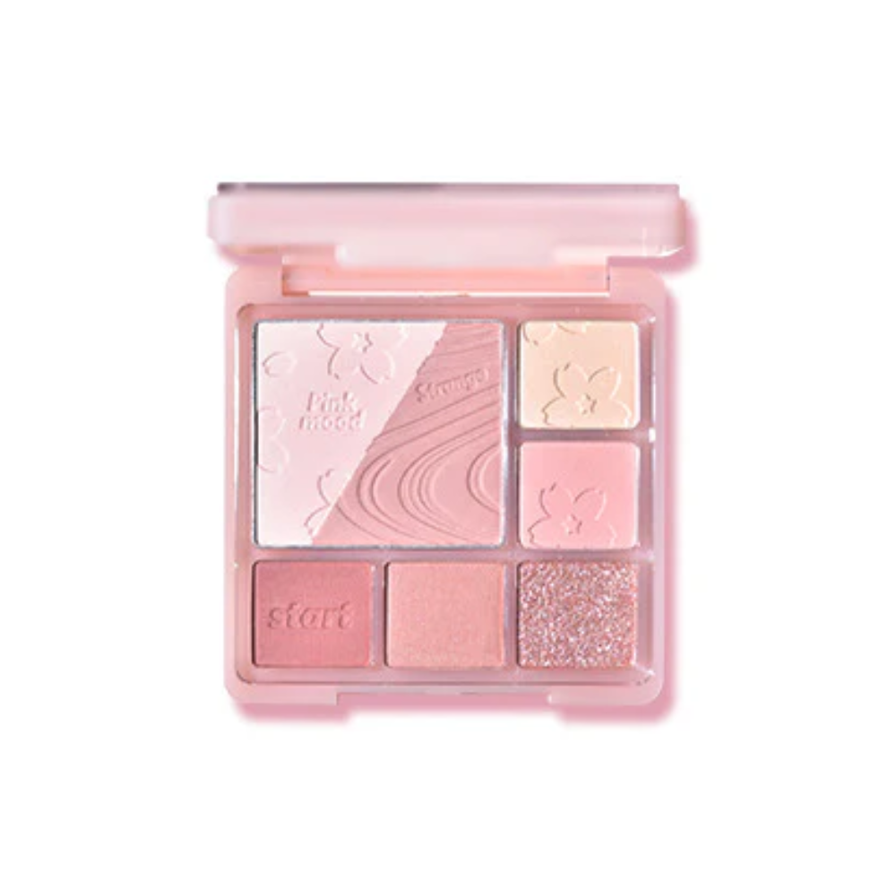 Petal Eyeshadow Series Seven-color Palette #H02 Bite of Cake