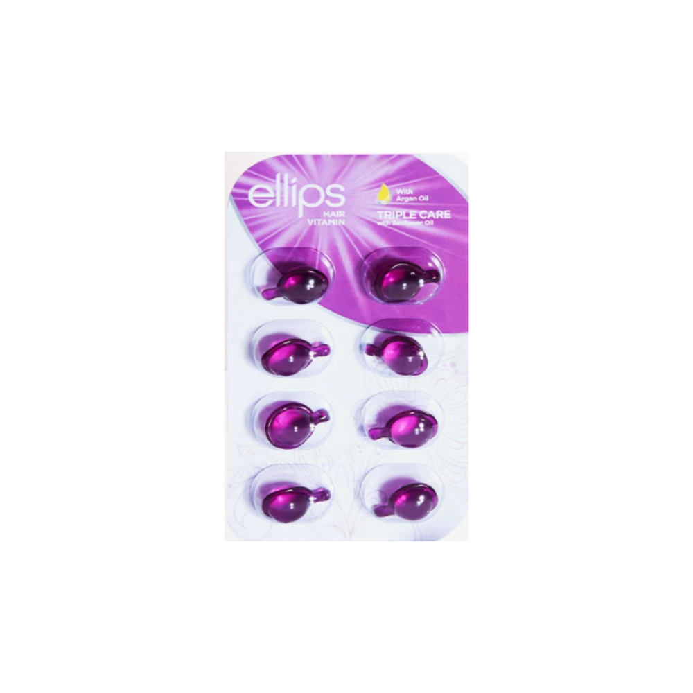 Hair Vitamin Oil Capsules – Triple Care Purple