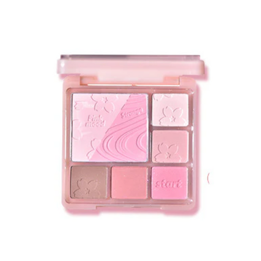 Petal Eyeshadow Series Seven-color Palette #H03 Cloudy Party