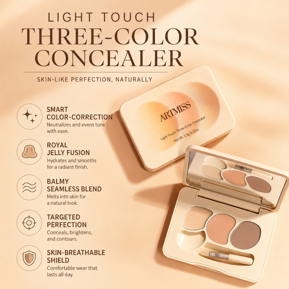 Artmiss Light Touch Three-color Concealer