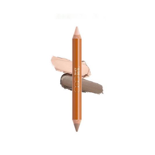 Dual-Ended Contour Stick #01 Light Beige + Cement Grey