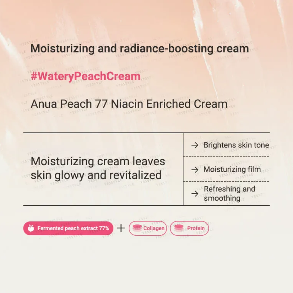 Peach 77 Niacin Enriched Cream