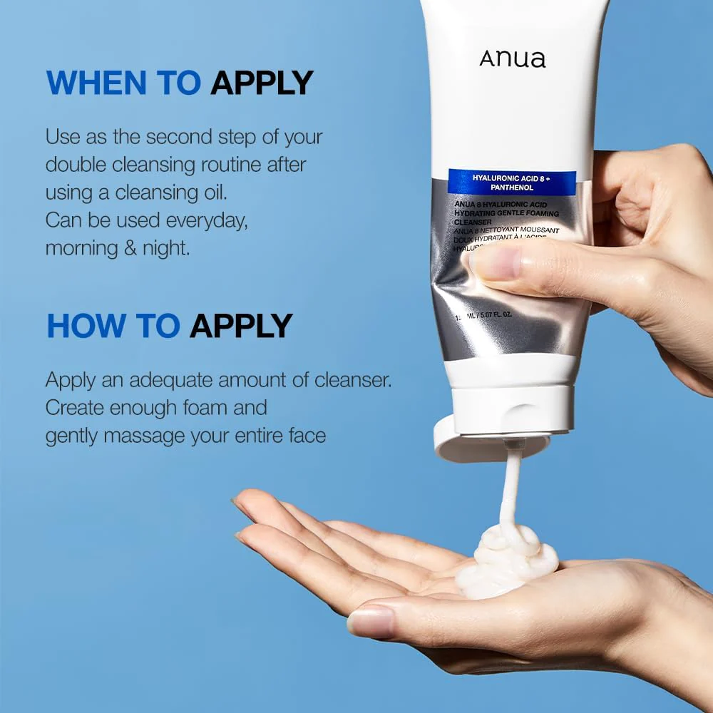 8 Hyaluronic Acid Hydrating Gentle Foaming Cleanser