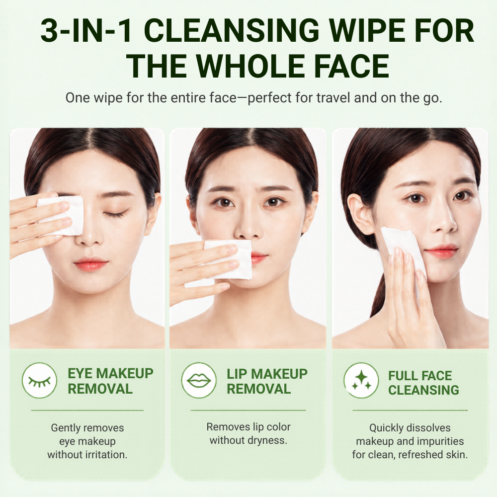 Avocado Essence Makeup Removal Wet Wipes 1PCS
