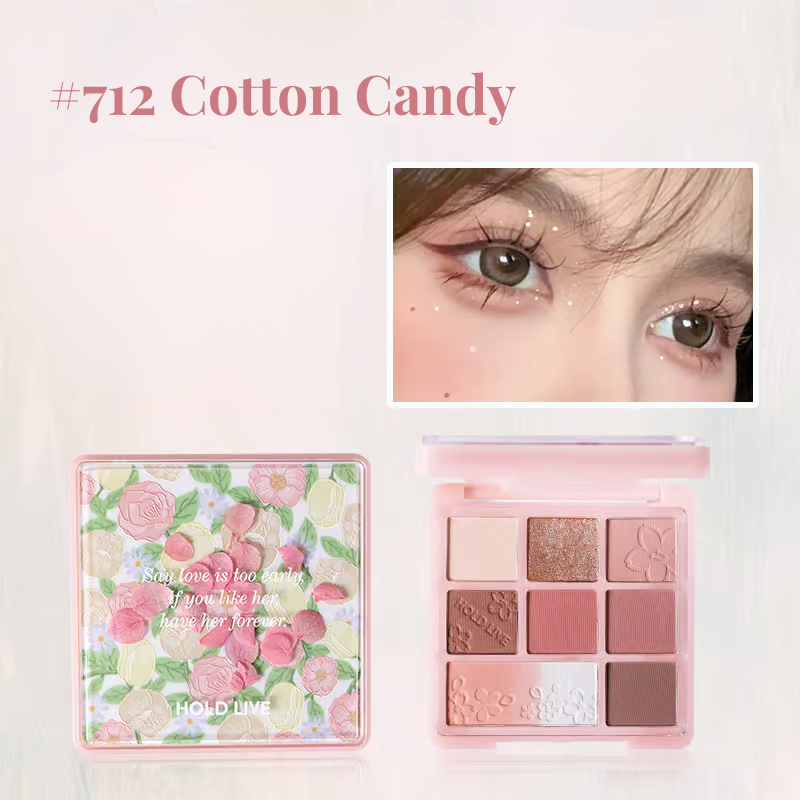 Petal Eyeshadow Series Seven-color Palette #712 Cotton Candy