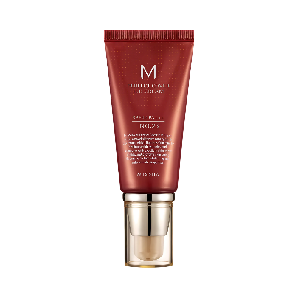 M Perfect Cover BB Cream SPF42 PA+++ #23 Natural Beige（50ml）