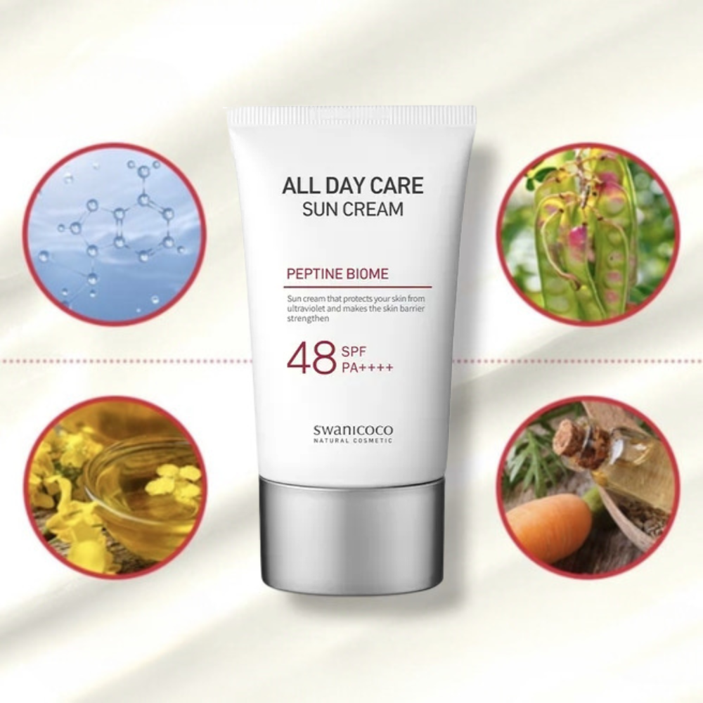 All Day Care Peptine Biome Suncream SPF48+ 50ml
