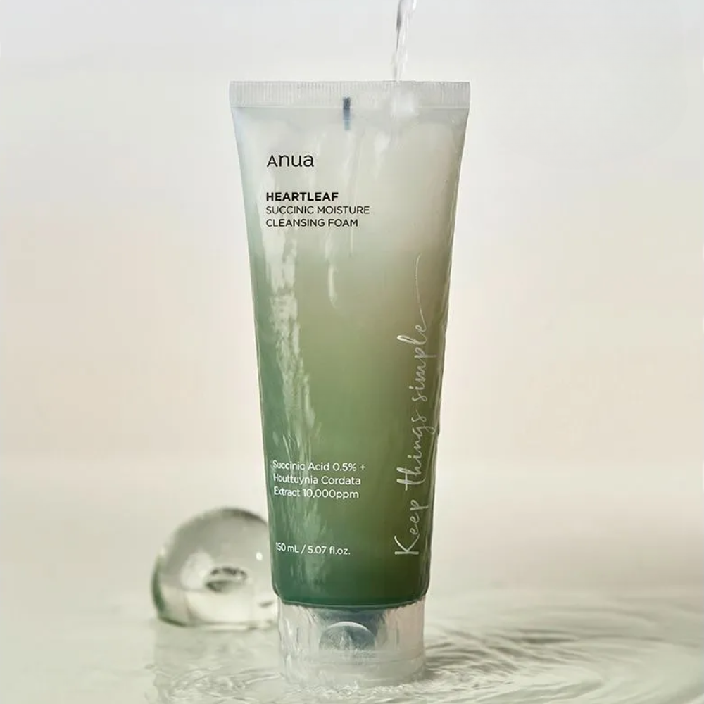 Heartleaf Succinic Moisture Cleansing Foam