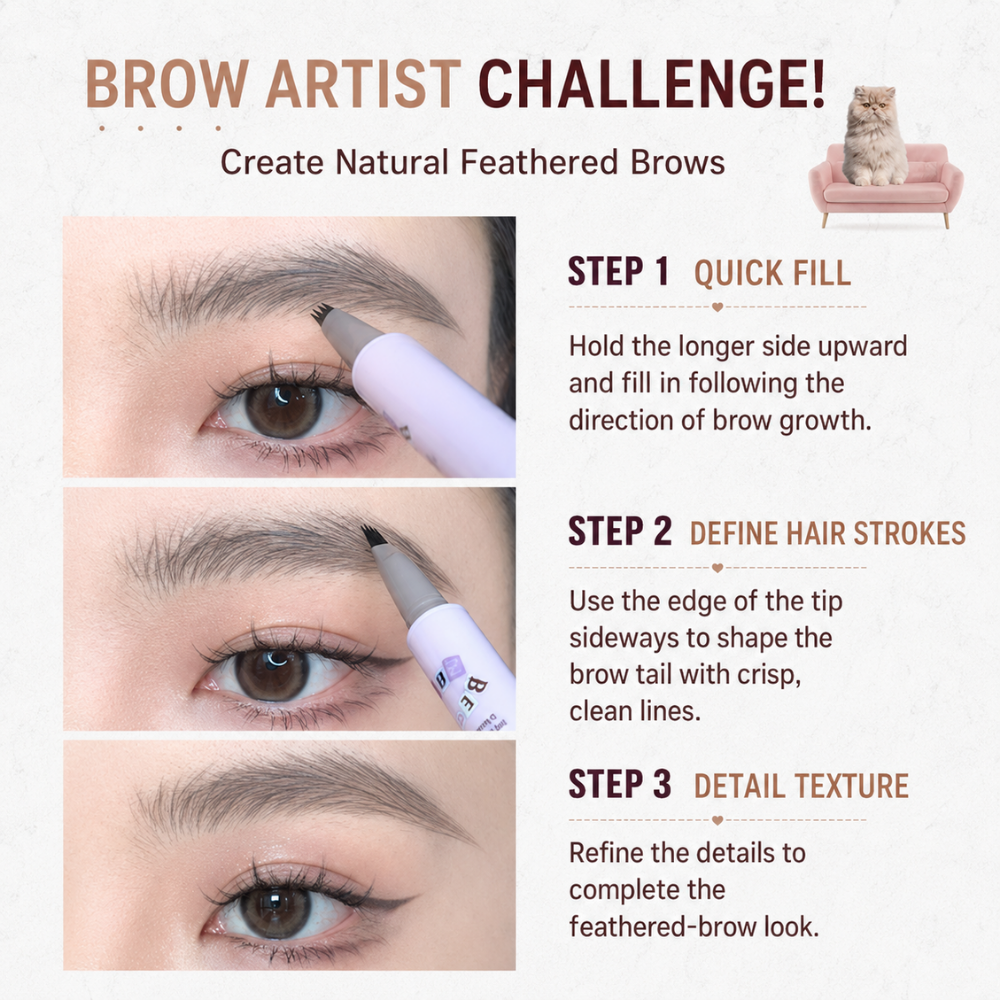 Artist Blade Liquid Eyebrow Pen #01 Wild Brown