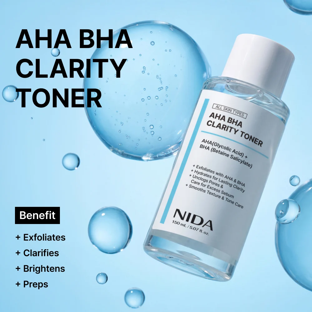 NIDA AHA BHA Clarity Toner - 150ml
