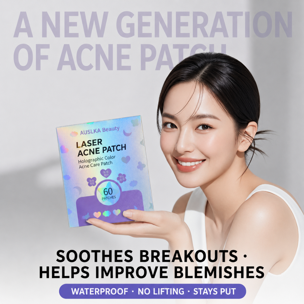 Holographic Vibrant Color Star Acne Patches (60 Pieces)