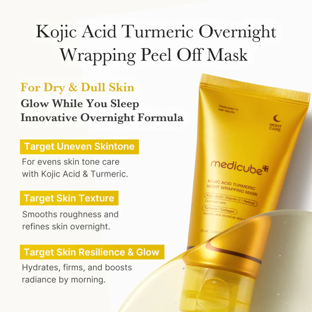 Kojic Acid Tumeric Night Wrapping Mask