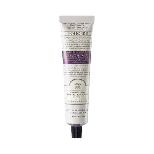 Plant Essential Oil Hand Cream #WHITE FOUGERE