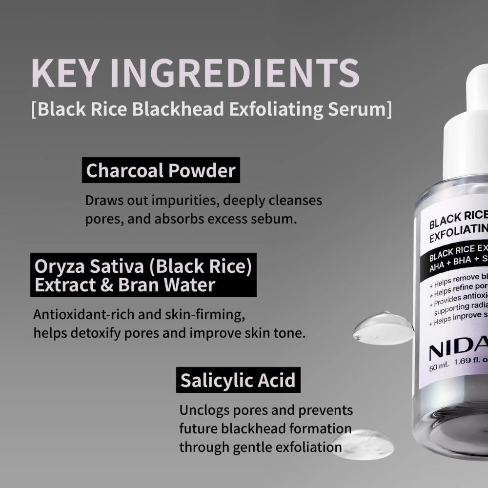 Black Rice Blackhead Exfoliating Serum
