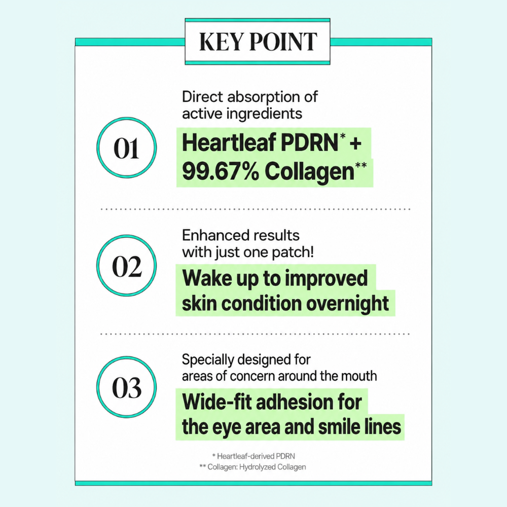 Heartleaf PDRN Collagen Melting Patch