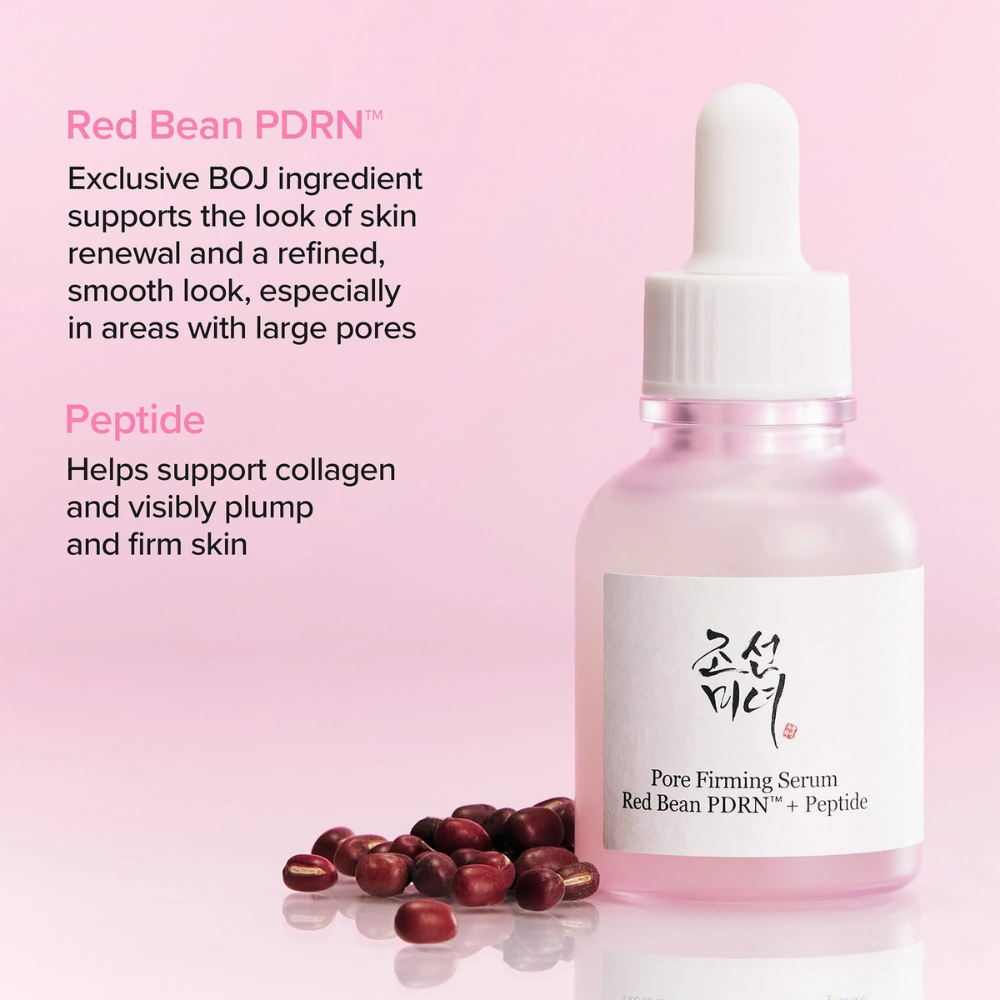 Pore Firming Serum: Red Bean PDRN + Peptide