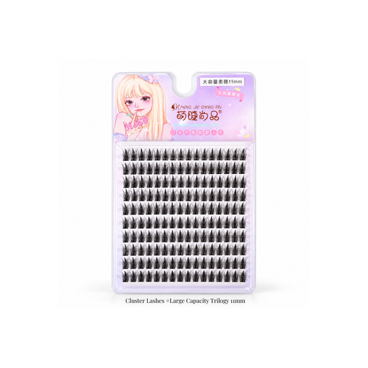 Cluster Lashes #Large Capacity Trilogy 11mm - 10 Rows