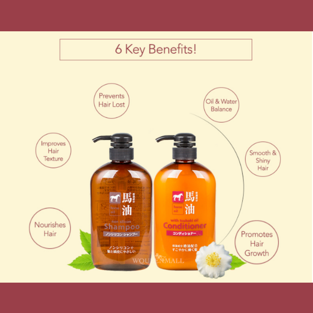 Horse Oil Non-Silicon Shampoo