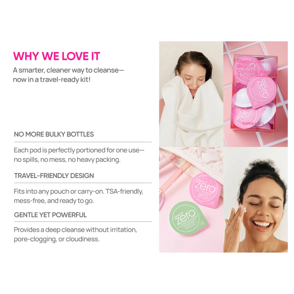 Clean It Zero Original Cleansing Balm Travel Kit