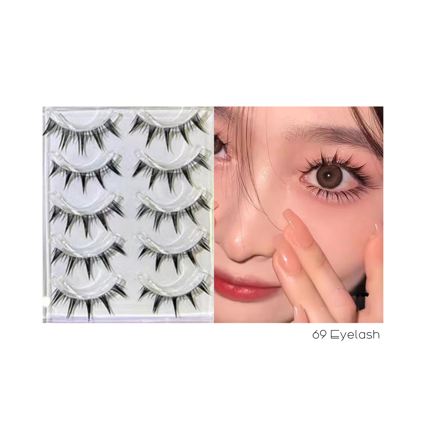 Cute Lashes Thai Style False Eyelashes (Whole) #69