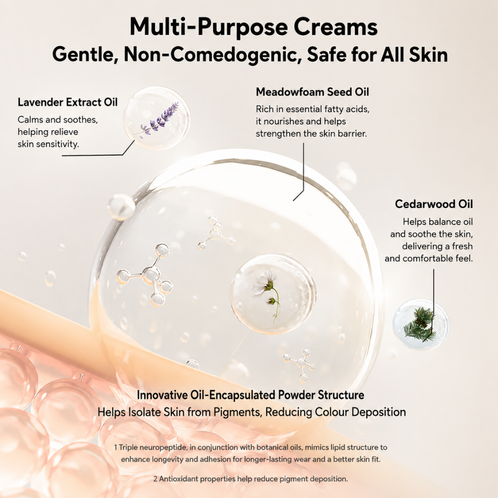 Haruki Multi-Purpose Cream #Lumin C407 - 1.5g