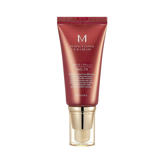 M Perfect Cover BB Cream SPF42 PA+++ #29 Caramel Beige（50ml）