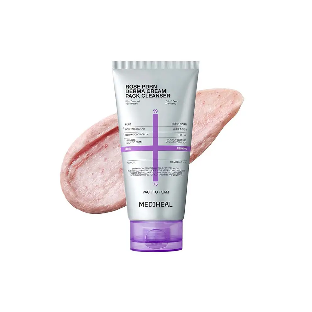 Rose PDRN Derma Cream Pack Cleanser