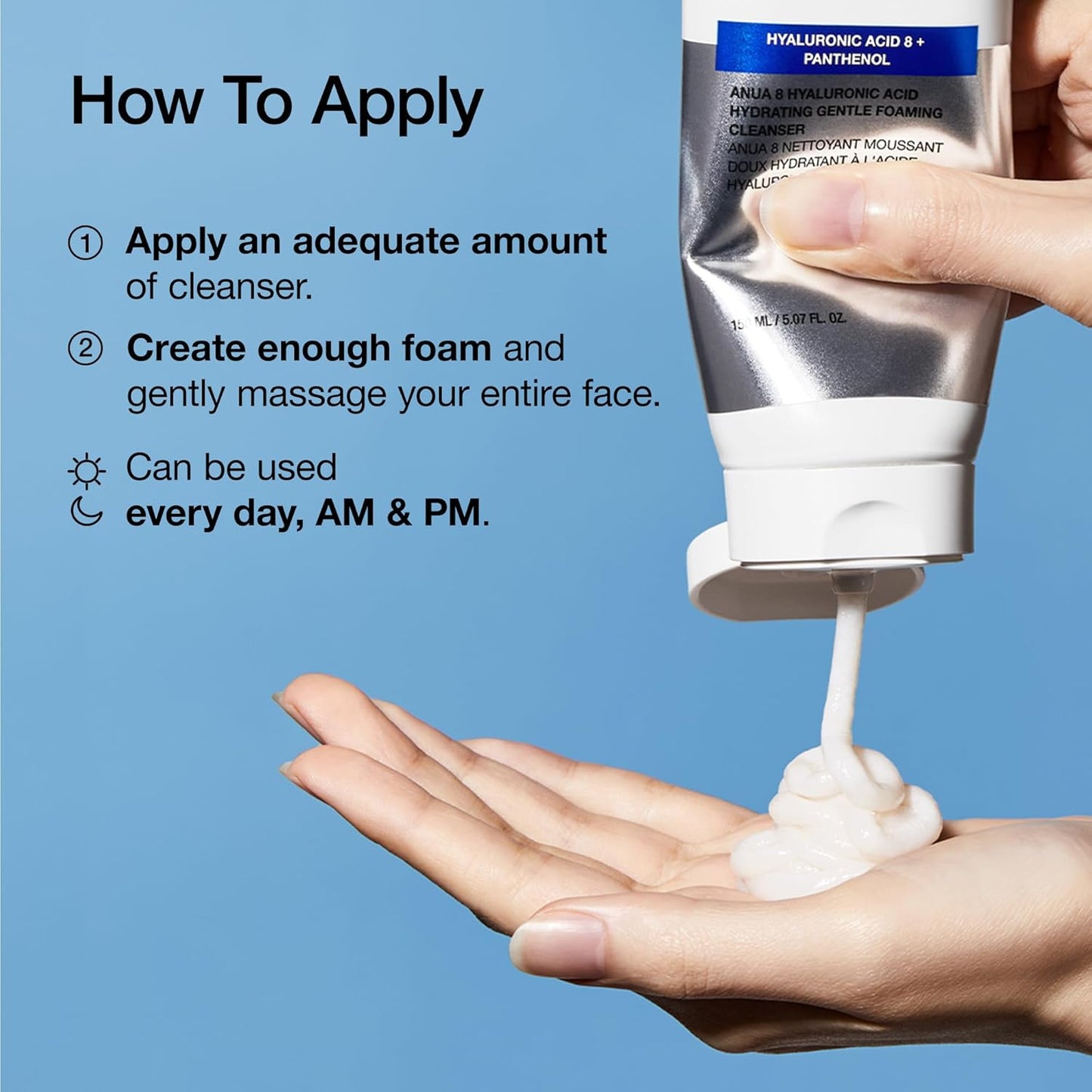 8 Hyaluronic Acid Moisturizing Gentle Gel Cleanser