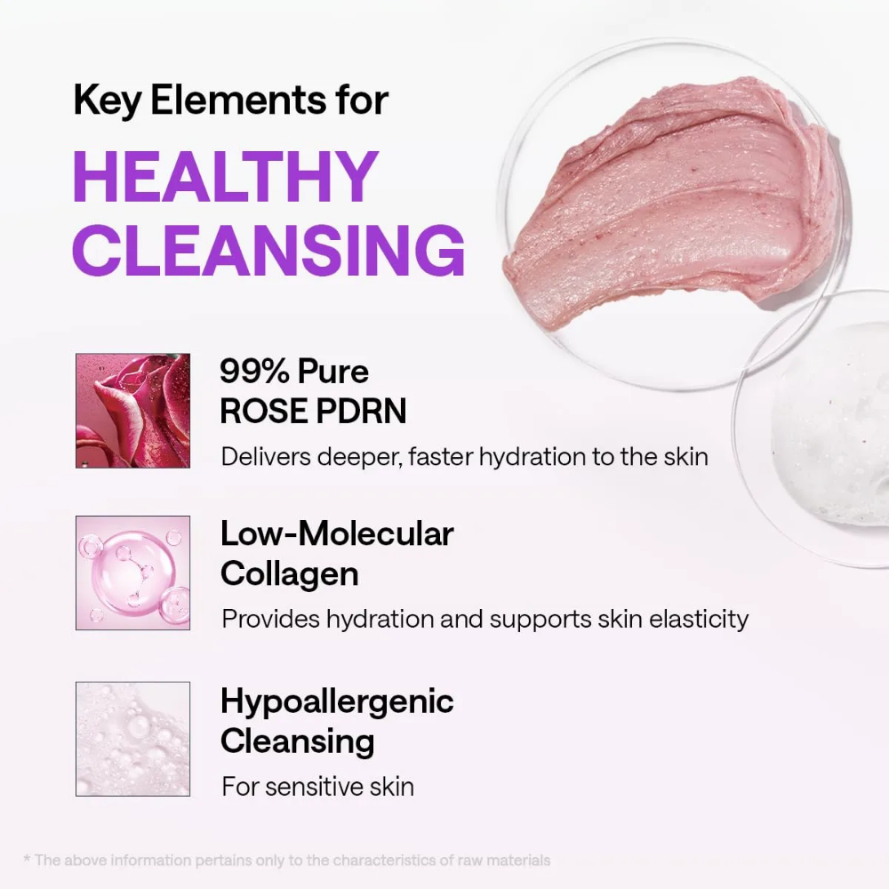 Rose PDRN Derma Cream Pack Cleanser