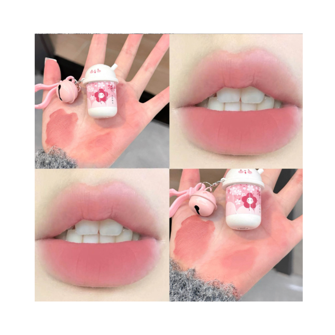 Milk Tea Cup Keychain (Matte Lip Mud)