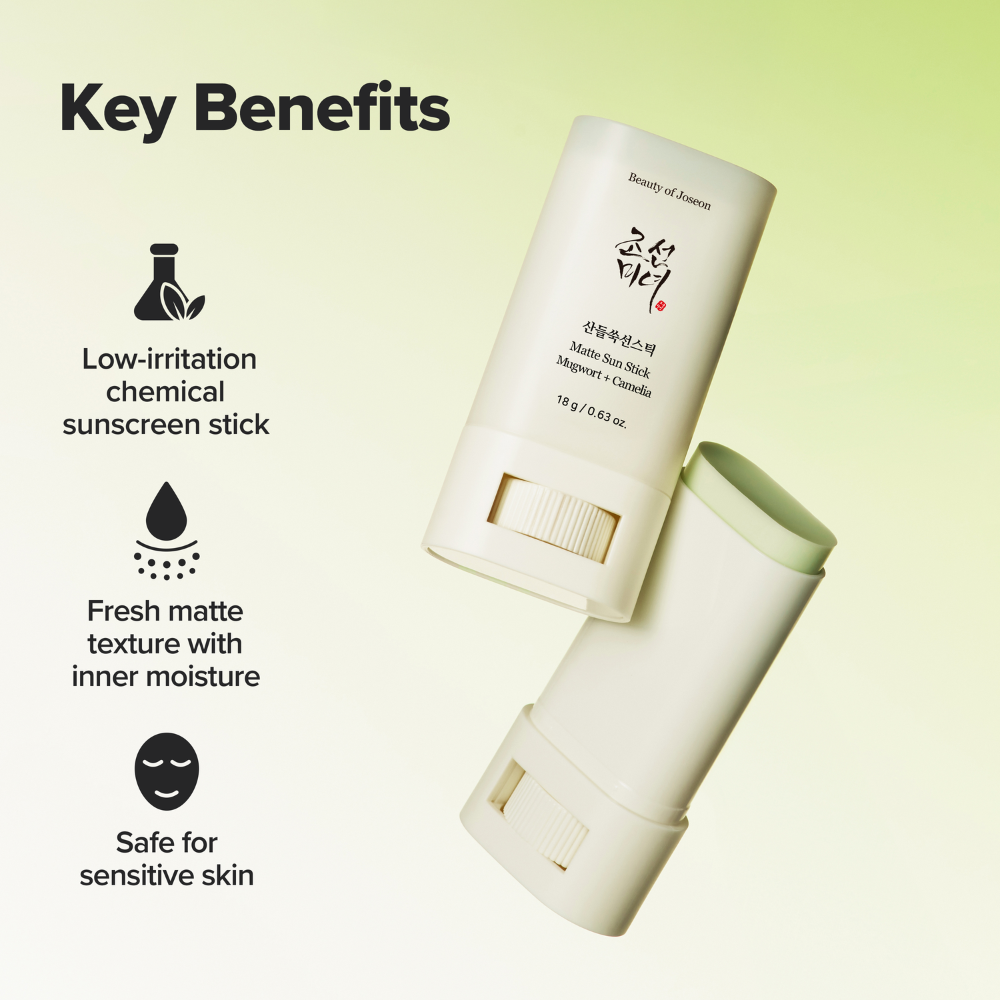 Matte Sun Stick : Mugwort + Camelia SPF 50+ PA++++