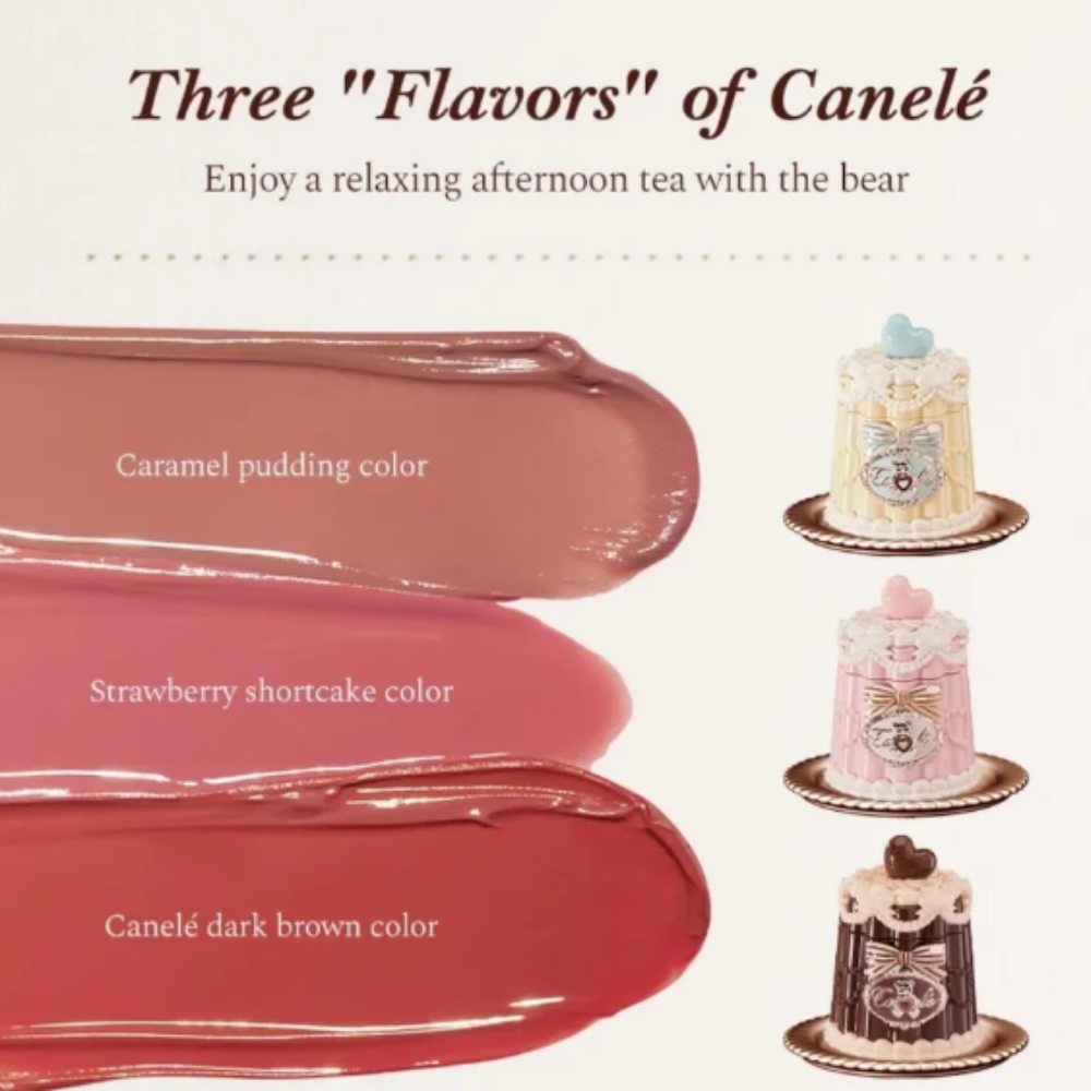 The Sweetie Bear Coating Lip Jelly #JE01 Fluffy Toast
