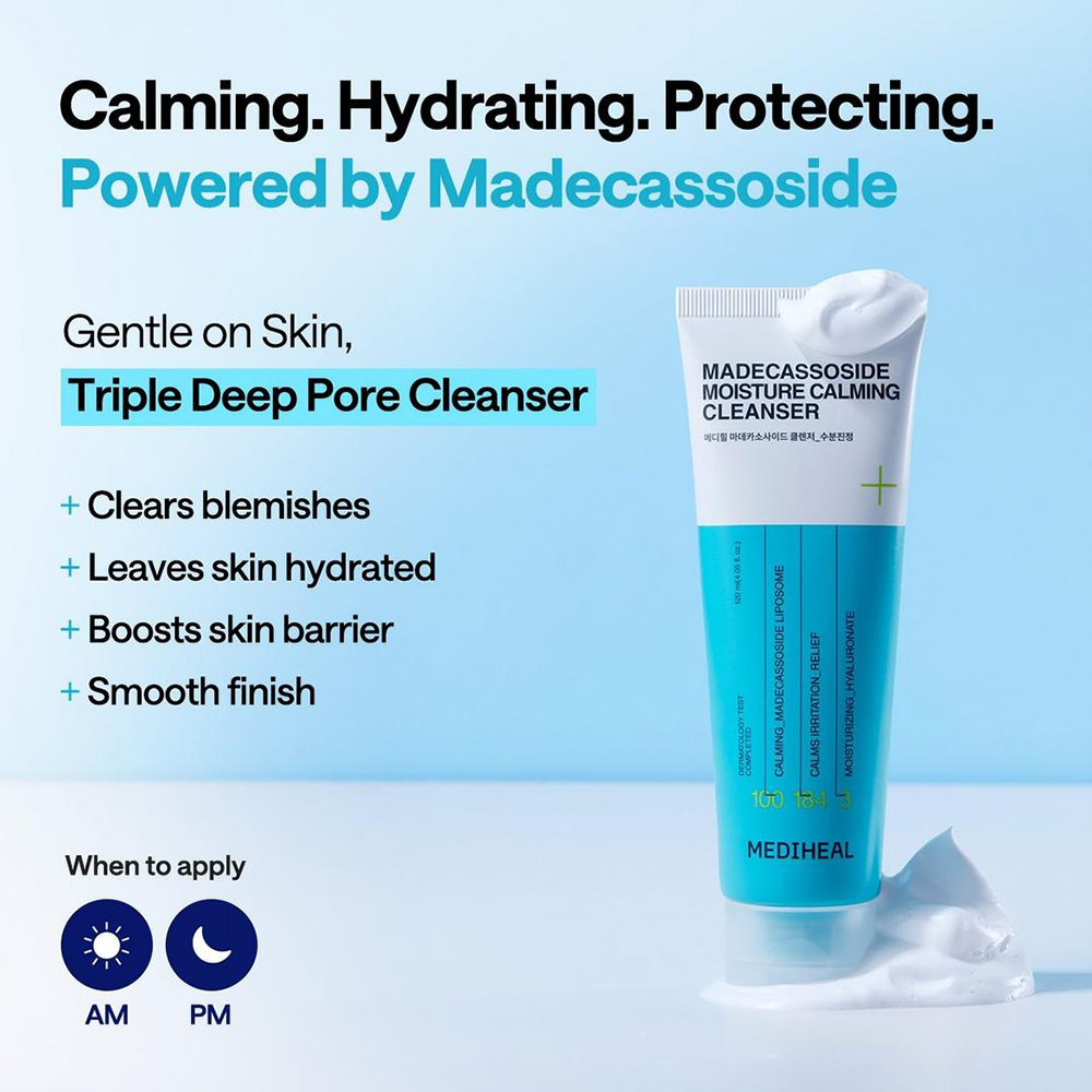 Madecassoside Moisture Calming Cleanser Twin Pack